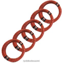 RYOBI .095 valmiiksi leikattu spiraalisiima (5 kpl) 22224262 ulkona