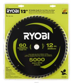RYOBI 12 60 kovametallihampaista ohut uurreinen jiirisahanterä 22224727 Lisätarvikkeet