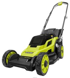 RYOBI 18v one+13 push ruohonleikkurisarja 22224242 ulkona