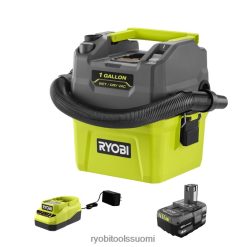 RYOBI 18v one+ 1 gallona märkä/kuivaimusarja 22224585 puhdistus