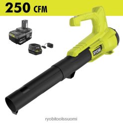 RYOBI 18v one+ 250 cfm puhallin/lakaisusarja 22224312 ulkona