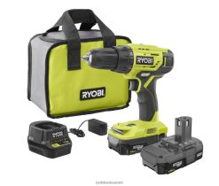 RYOBI 18v one+ 2-nopeuksinen 1/2-pora-/väänninsarja 2222434 sähkötyökalut
