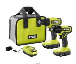 RYOBI 18v one+ 2-työkalun yhdistelmäsarja 2222420 sähkötyökalut