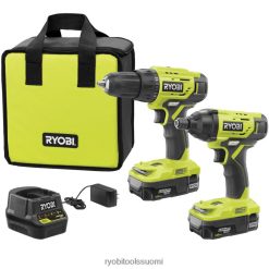 RYOBI 18v one+ 2-työkalusarja 22224864 sähkötyökalut