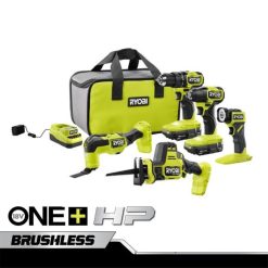 RYOBI 18v one+ hp harjaton 5-työkalusarja 22224859 sähkötyökalut