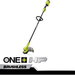 RYOBI 18v one+ hp harjaton narutrimmeri/särmäyssarja 22224291 ulkona