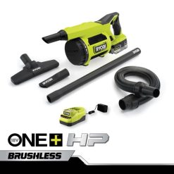 RYOBI 18v one+ hp harjaton työmaan käsipölynimurisarja 22224556 puhdistus