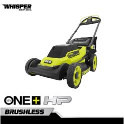 RYOBI 18v one+ hp harjaton whisper series 20 ruohonleikkurisarja 22224235 ulkona