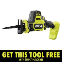 RYOBI 18v one+ hp kompakti harjaton yksikätinen edestakaissaha 2222497 sähkötyökalut