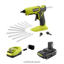 RYOBI 18v one+ kaksilämpötilainen liimapistoolisarja 22224147 sähkötyökalut