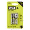 RYOBI 3 kpl iskupistorasian sovitinsarja 22224797 Lisätarvikkeet