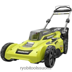 RYOBI 40 V harjaton 20 push -ruohonleikkurisarja 22224244 ulkona