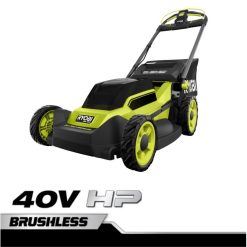 RYOBI 40 V hv harjaton 20 itseliikkuva ruohonleikkuri 22224237 ulkona