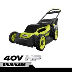 RYOBI 40 V hv harjaton 20 push -ruohonleikkurisarja 22224238 ulkona