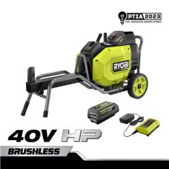 RYOBI 40 V hv harjaton kineettinen puunhalkaisusarja 22224423 ulkona