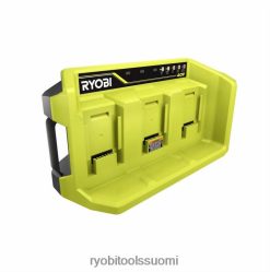 RYOBI 40v 3-porttinen pikalaturi 22224700 akut ja laturit