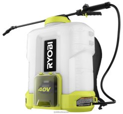 RYOBI 40v 4 gallonan reppu kemikaalisumutinsarja 22224436 ulkona