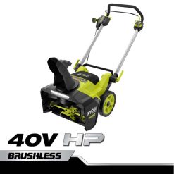 RYOBI 40v hp harjaton 21 whisper -sarjan lumipuhallinsarja 22224429 ulkona