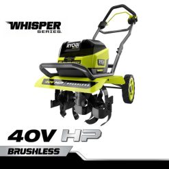 RYOBI 40v hp harjaton whisper series 16 etupiikkiohjain 22224450 ulkona