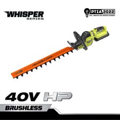 RYOBI 40v hp harjaton whisper series 26 pensasleikkurisarja 22224327 ulkona