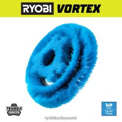 RYOBI 7 vortex-pehmeäharjaksinen harja 22224582 puhdistus