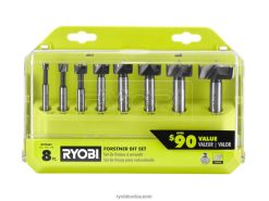 RYOBI 8 kpl. Forstner-teräsarja 22224801 Lisätarvikkeet