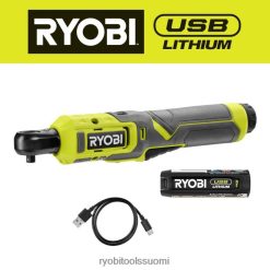RYOBI usb litium 1/4 räikkäsarja 2222461 sähkötyökalut