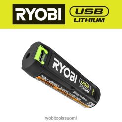 RYOBI usb litium 2ah ladattava litiumakku 22224713 akut ja laturit