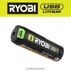 RYOBI usb litium 3ah ladattava litiumakku 22224711 akut ja laturit