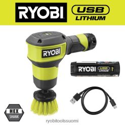RYOBI usb litium power scrubber kit 22224564 puhdistus